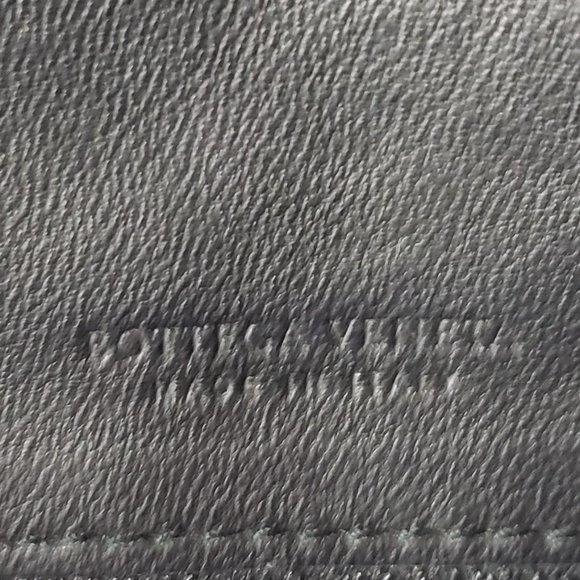 Bottega Veneta intrecciato Houndstooth Print Vintage Wallet Made In Italy - Picture 4 of 7